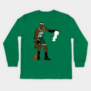 Paul Pierce 'The Poop' - NBA Boston Celtics Kids Long Sleeve T-Shirt